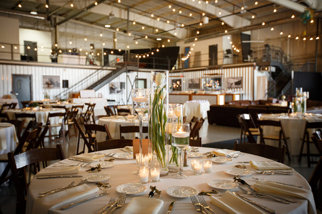 Take Your Love to New Heights: The Charm of a Vintage Airplane Hangar Wedding